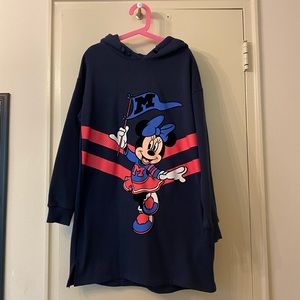 Zara girls Minnie print sweatshirt dress size 10 NWT